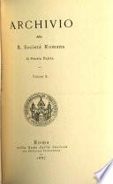 Archivio della Società romana di storia patria