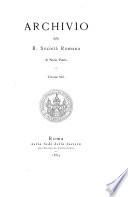 Archivio della Società romana di storia patria