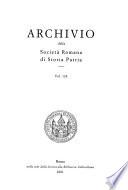 Archivio della Società romana di storia patria