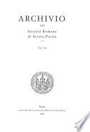 Archivio della Società romana di storia patria