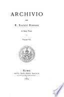 Archivio della Società romana di storia patria