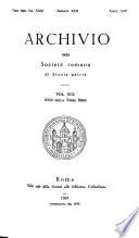Archivio della Società romana di storia patria