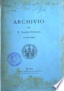 Archivio della Società romana di storia patria