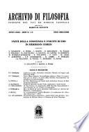 Archivio di filosofia