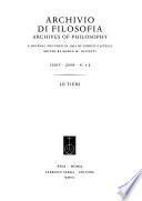 Archivio di filosofia