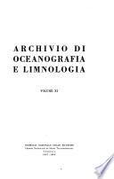Archivio di oceanografia e limnologia