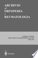 Archivio Di Ortopedia E Reumatologia