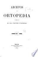 Archivio di ortopedia pubblicazione ufficiale del Pio istituto dei rachitici 1924-1950