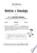 Archivio di ostetricia e ginecologia