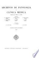 Archivio di patologia e clinica medica