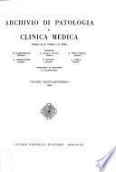 Archivio di patologia e clinica medica