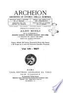 Archivio di storia della scienza