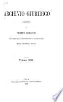 Archivio giuridico
