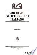 Archivio glottologico italiano
