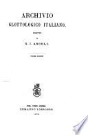Archivio glottologico italiano