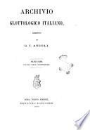 Archivio glottologico italiano