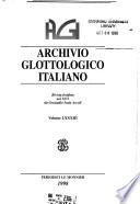 Archivio glottologico italiano