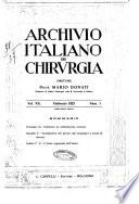 Archivio italiano di chirurgia