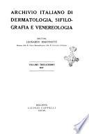 Archivio italiano di dermatologia, sifilografia e venereologia