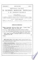 Archivio Italiano di Scienze Mediche Tropicale e di Parassitologia