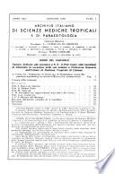 Archivio italiano di scienze mediche tropicali e di parassitologia
