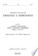 Archivio italiano di urologia e nefrologia
