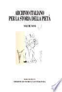 Archivio italiano per la storia della pietà