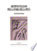 Archivio italiano per la storia della pietà