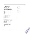 Archivio musiche del XX secolo