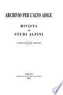 Archivio per l'Alto Adige