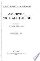 Archivio per l'Alto Adige