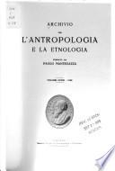 Archivio per l'antropologia e l'etnologia