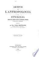 Archivio per l'antropologia e la etnologia