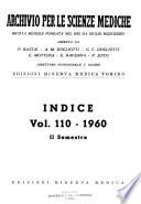 Archivio per le scienze mediche