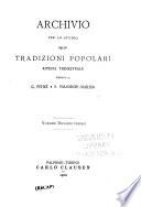 Archivio per lo studio delle tradizioni popolari