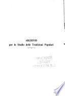 Archivio per lo studio delle tradizioni popolari