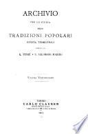 Archivio per lo studio delle tradizioni popolari