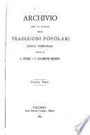 Archivio per lo studio delle tradizioni popolari