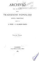 Archivio per lo studio delle tradizioni populari