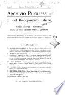 Archivio pugliese del risorgimento italiano rivista storica trimestrale