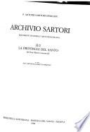 Archivio Sartori: Provincia del Santo