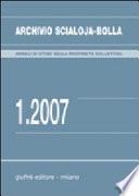 Archivio Scialoja-Bolla (2007)