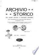 Archivio storico del Sannio Alifano e contrade limitrofe rivista quadrimestrale dell'associazione storica regionale di Piedimonte d'Alife