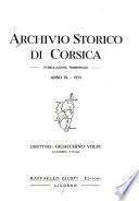 Archivio storico di Corsica