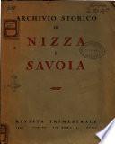 Archivio storico di Nizza e Savoia rivista trimestrale