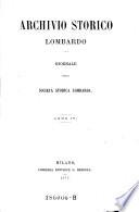 Archivio storico lombardo