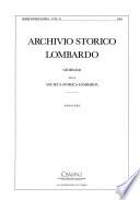 Archivio storico lombardo