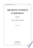 Archivio storico lombardo
