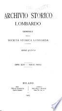 Archivio storico lombardo