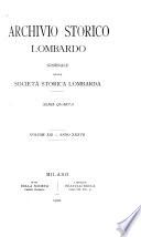 Archivio storico lombardo